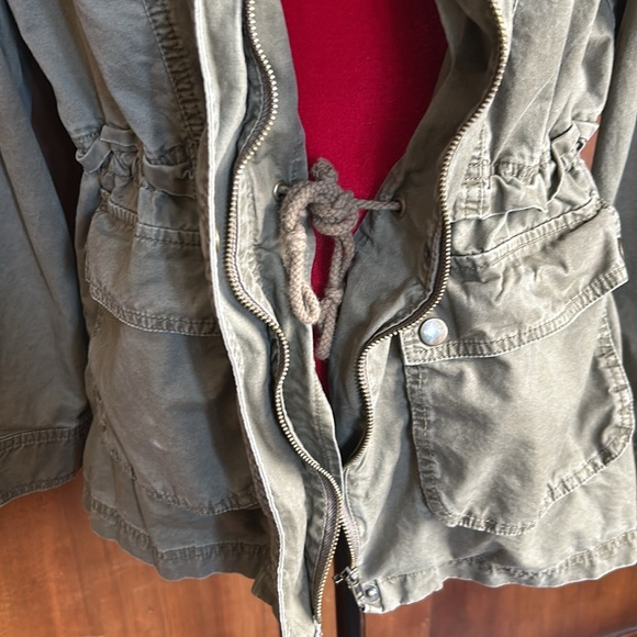 Per Se Army Fatigue Jacket with Trench Detail L - Picture 7 of 9